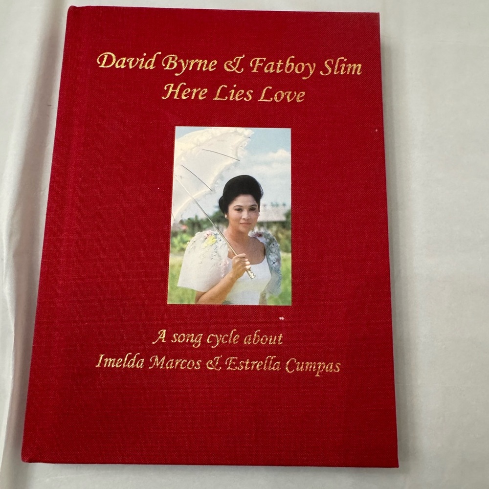 RARE: David Byrne and Fatboy Slim “Here Lies Love” Book, Album, DVD